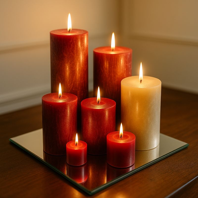 SPECCHIO PER DECORAZIONE QUADRATO 30CM YQM2522-7(1)