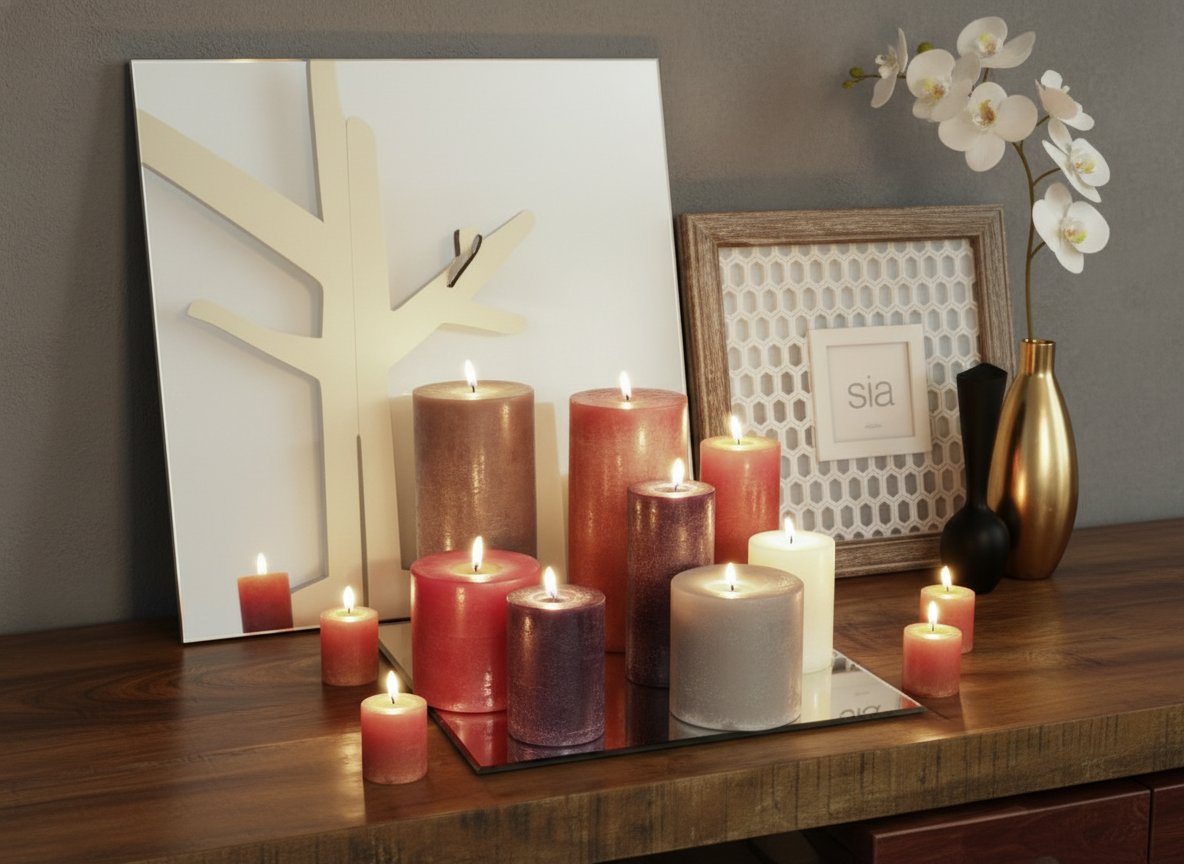 SPECCHIO PER DECORAZIONE QUADRATO 30CM specchio decorativo