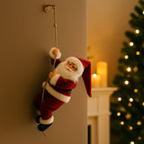 Babbo Natale con Corda 45 cm  Addobbo Natalizio da Appendere  YS19104