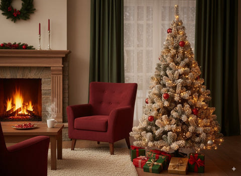 Albero di Natale artificiale innevato eco 120 cm con 180 punte  03J40-ZM180PB