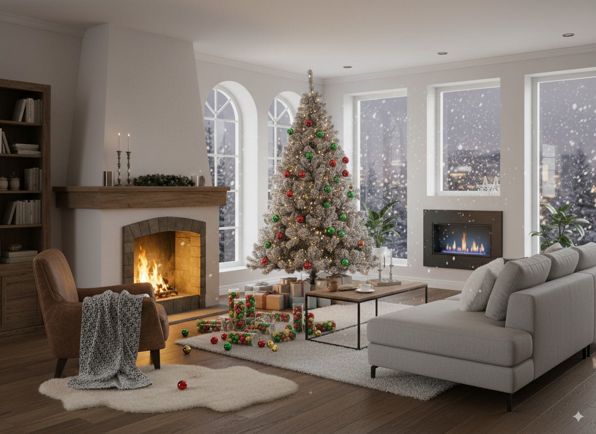 Set 32 palline di Natale 5 cm lucide verde, rosso e oro 3A32E043A32E04A/S05RDG