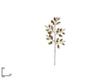 Stelo Aghifoglia Oro 50 cm Ramo Decorativo Natalizio Elegante per Vasi