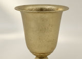 Vaso in Metallo Oro D19x25,5 cm Arredo e Decorazione Elegante per Casa