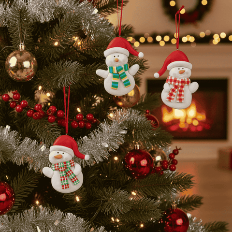 Appendino Pupazzo di Neve Natalizio colore casuale  LJDS25-010ABC