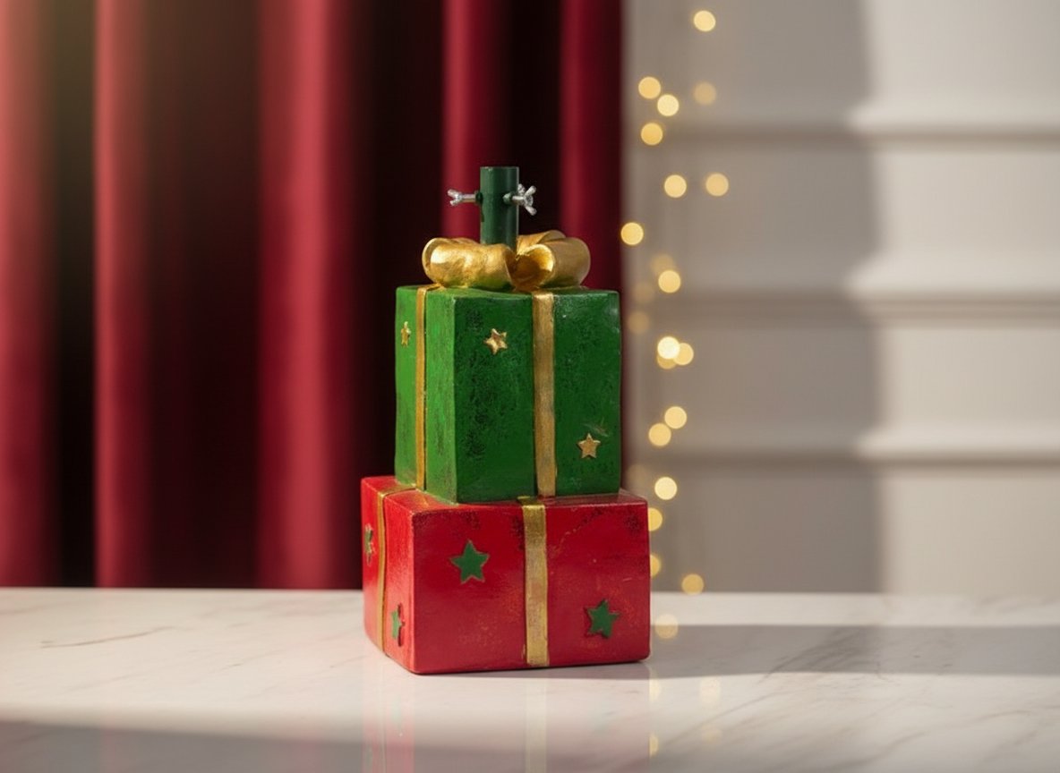 Base Albero di Natale Pacchi Regalo  Supporto Decorativo per Alberi fino a 180
