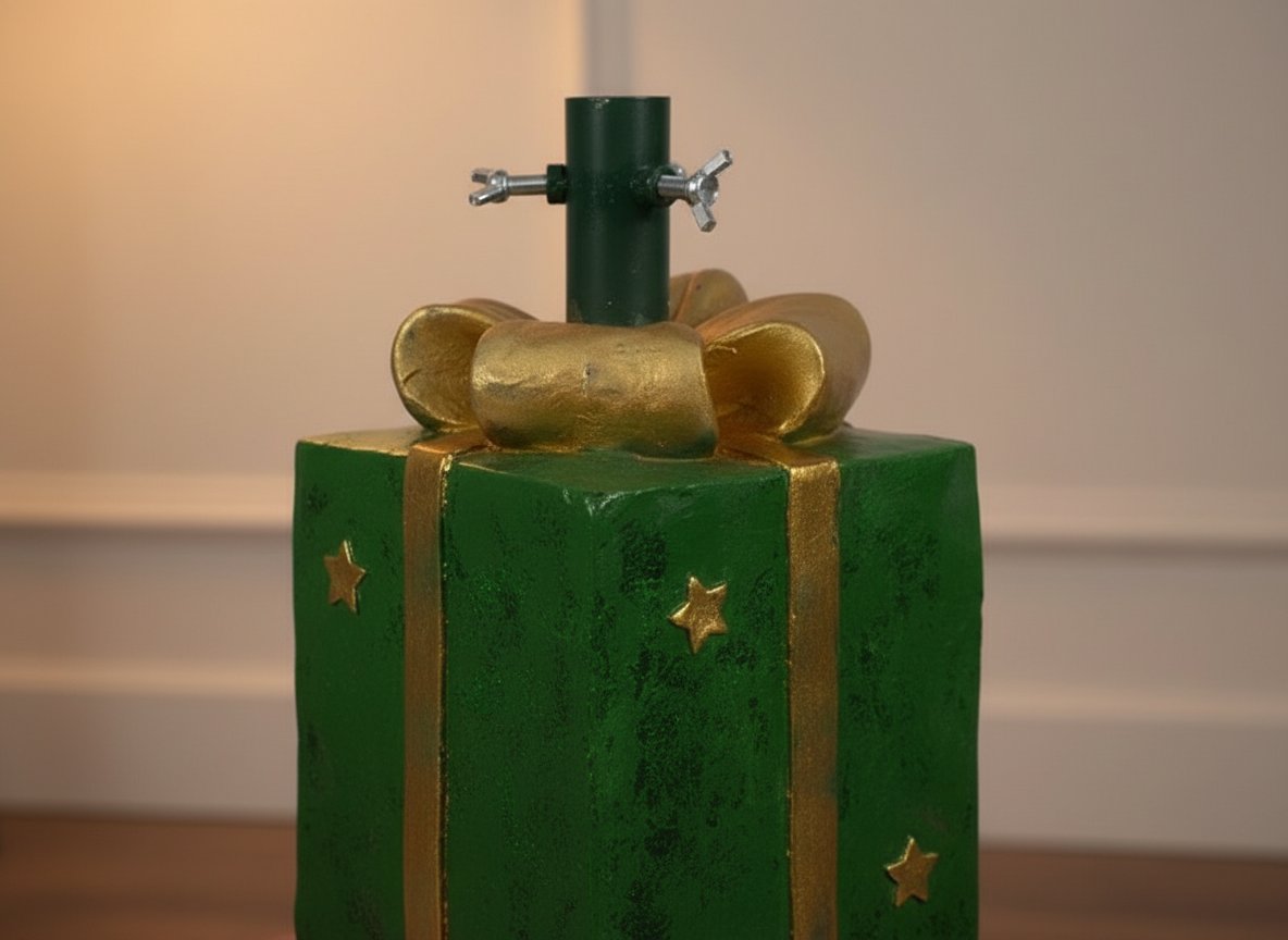 Base Albero di Natale Pacchi Regalo  Supporto Decorativo per Alberi fino a 180