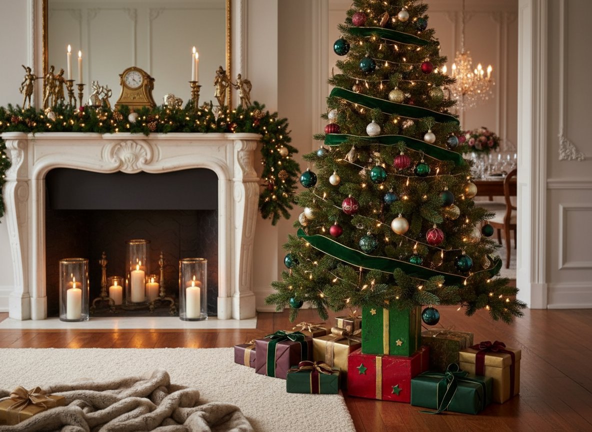 Base Albero di Natale Pacchi Regalo  Supporto Decorativo per Alberi fino a 180