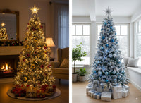 Albero di Natale a parete innevato 180 cm con 317 punte 25J60-S317P
