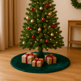 2S Tappeto Copribase Albero di Natale in Pelliccia Verde  Ø 80 cm TREE-SKIR