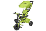 Globo 05621 Triciclo Evolutivo 5 in 1 . Passeggino e Triciclo in Metallo verde
