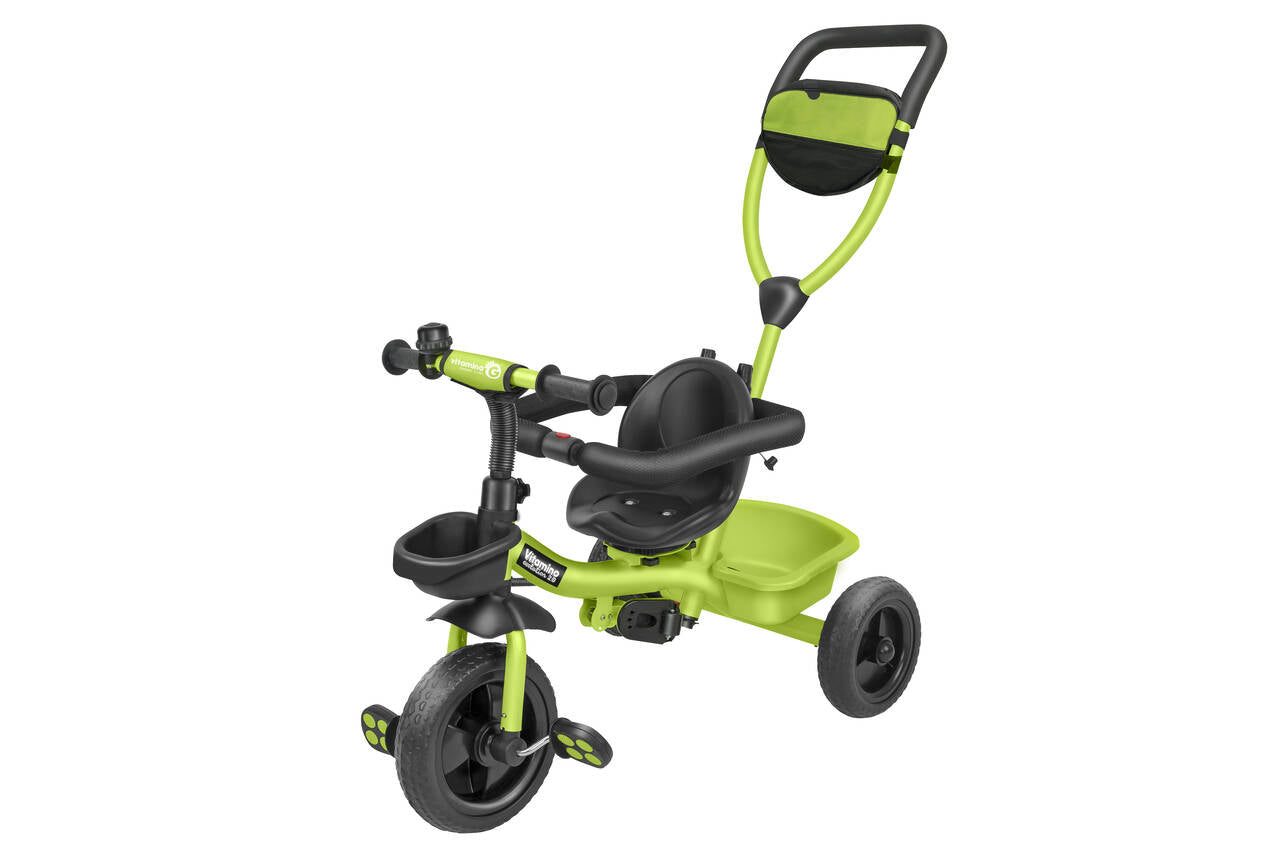 Globo 05621 Triciclo Evolutivo 5 in 1 . Passeggino e Triciclo in Metallo verde