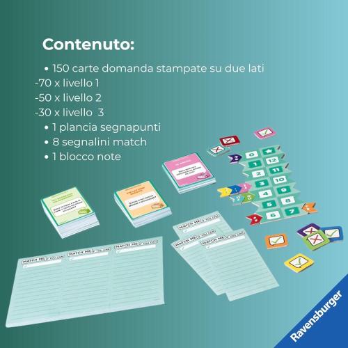 24858 Ravensburger Match Me If You Can  Gioco di Carte e Velocità