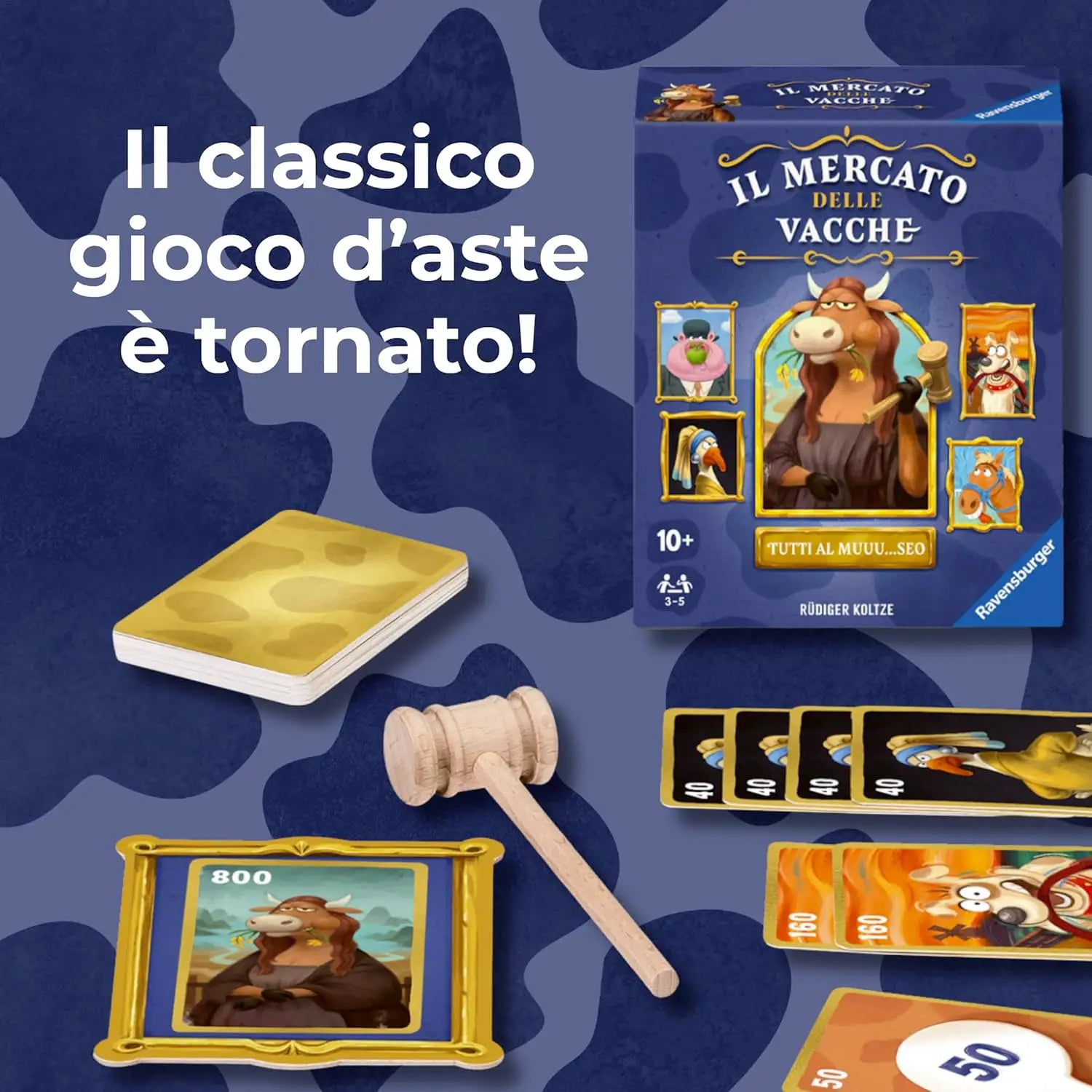 24914 Ravensburger Il Mercato delle Vacche  Gioco da Tavolo Strategico