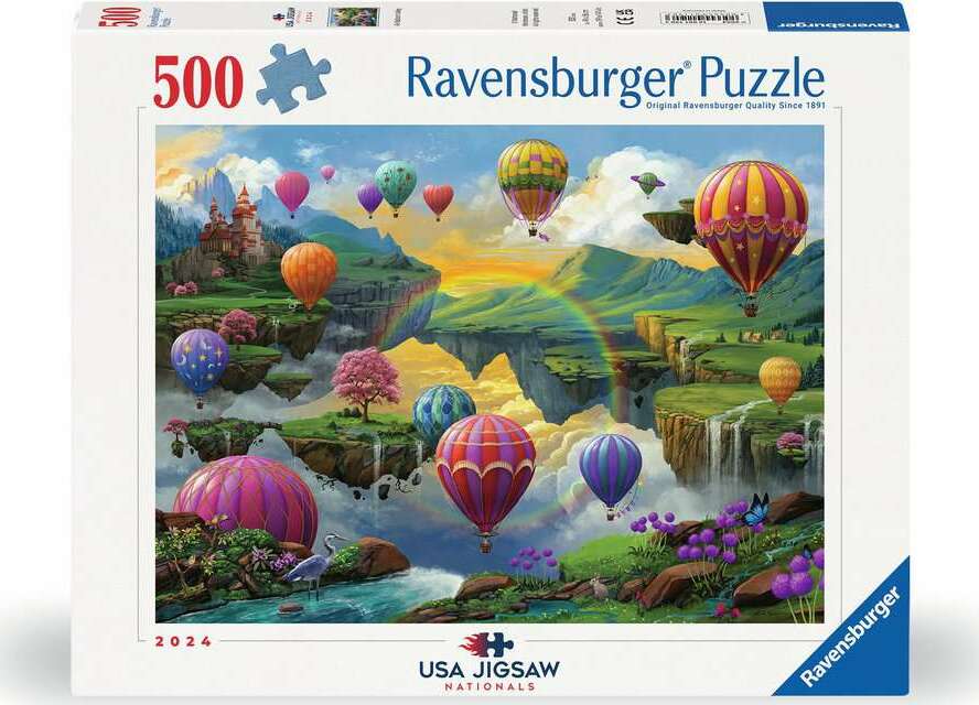 01190 Ravensburger Puzzle 500 Pezzi Valle delle Mongolfiere