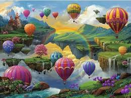 01190 Ravensburger Puzzle 500 Pezzi Valle delle Mongolfiere