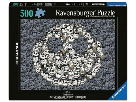 01501 Ravensburger puzzle 500 pezzi Nightmare before Christmas