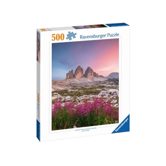 01793  Ravensburger puzzle 500 pezzi Le Tre Cime di Lavaredo