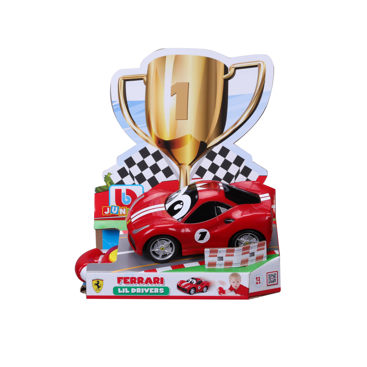 16-82006 Bburago junior  Bburago Junior 16-82006  Ferrari Lil Driver confezione