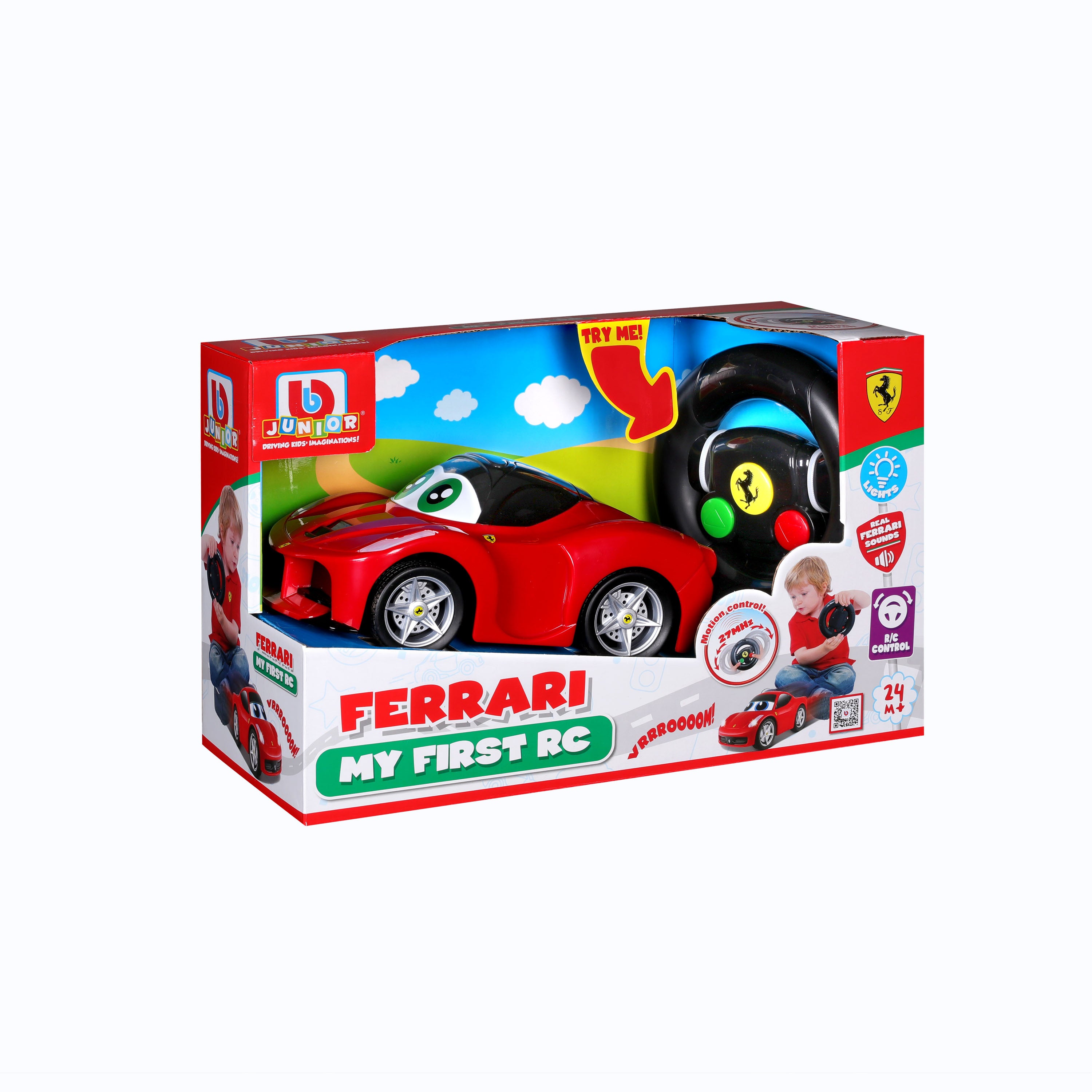 16-91002 Bburago Junior MY FIRST RC FERRARI  LaFerrari