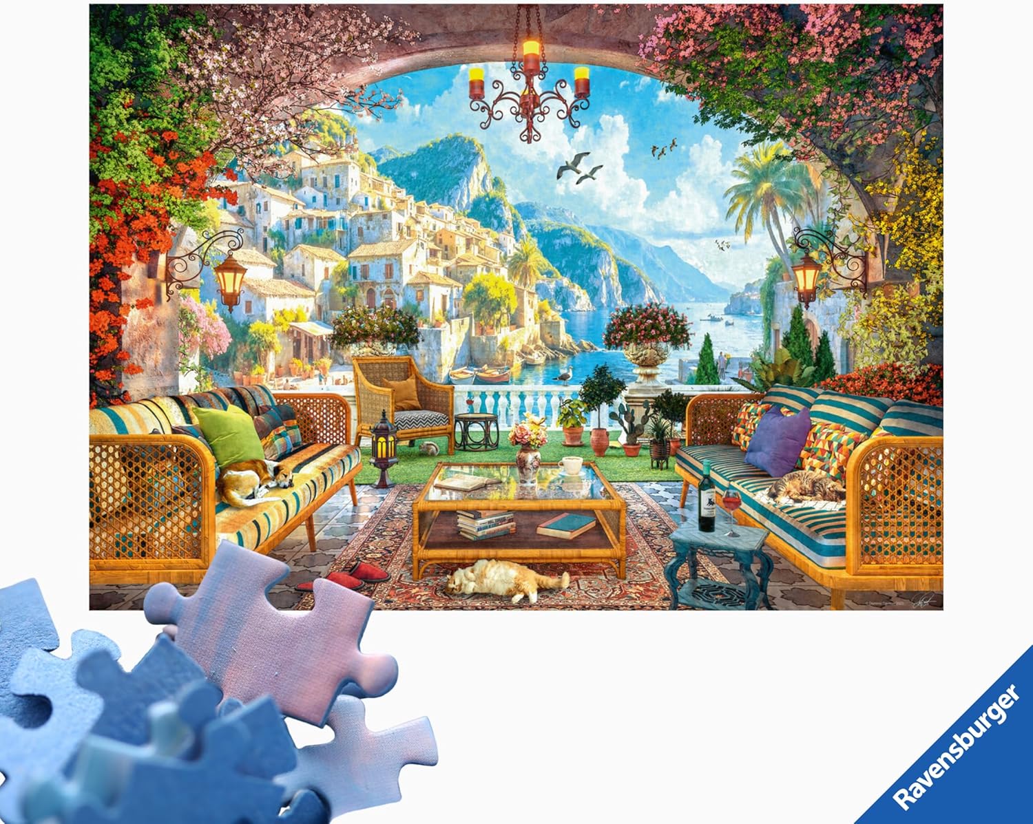 12001576 Vista Mediterranea Ravensburger 1000 pz