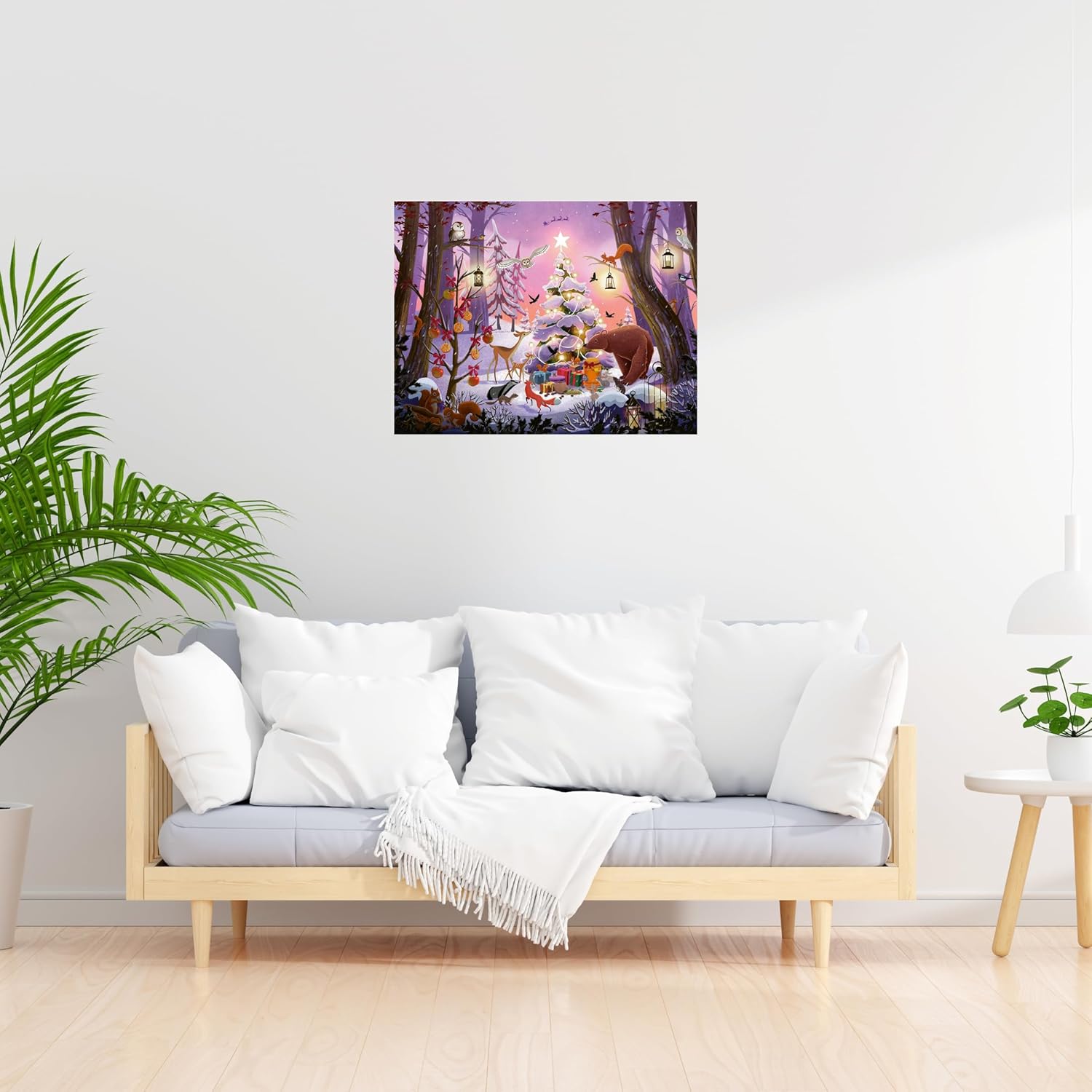 12001417 Christmas in the Woods Ravensburger 2000 pz puzzle