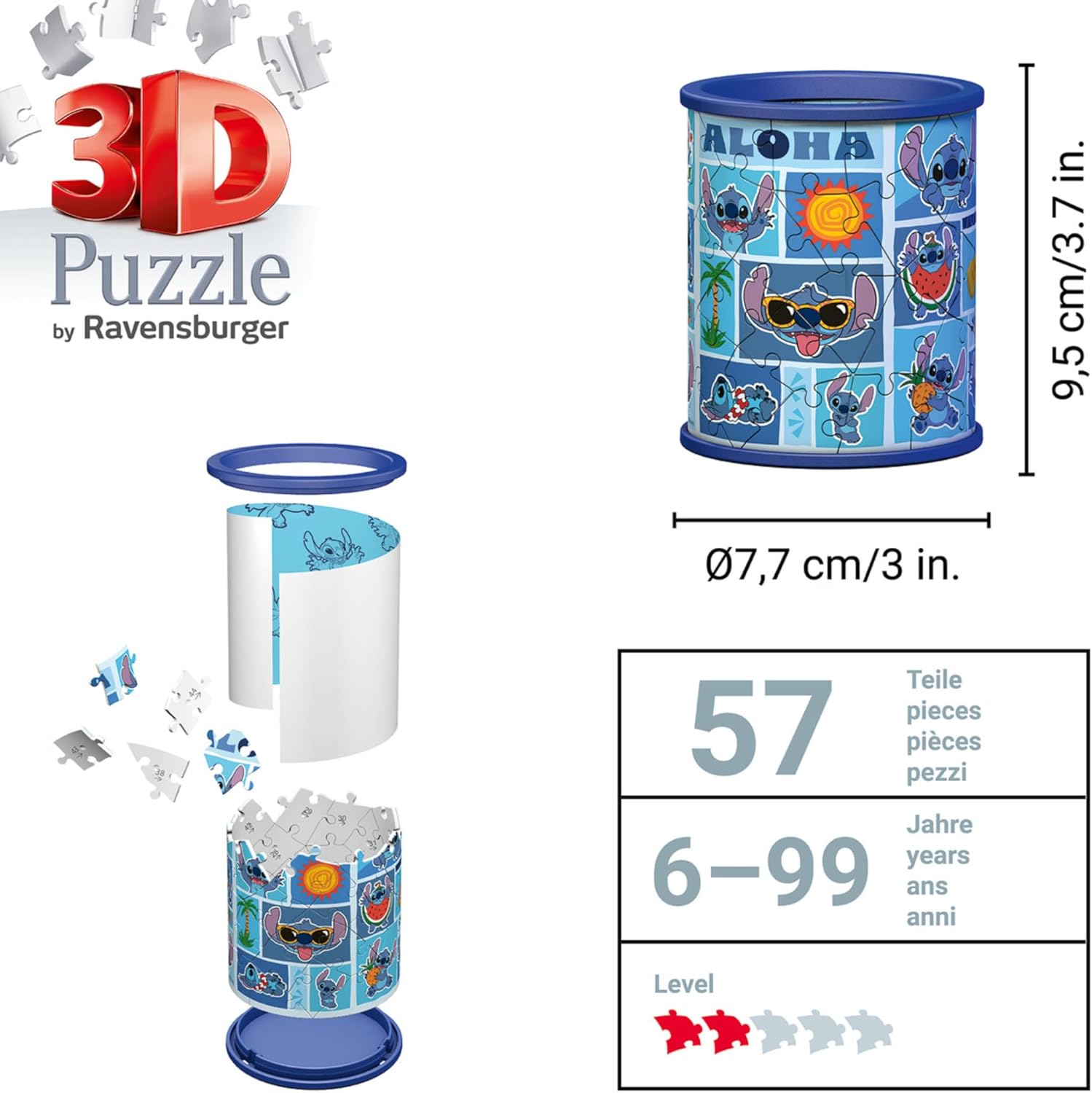 11642 Porta Penne Stitch - Ravensburger 3D Puzzle