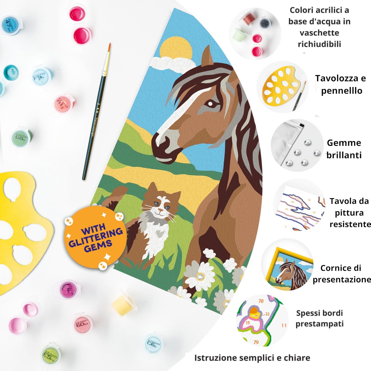 12023056 CreArt Serie E - Amici nel Prato - Ravensburger