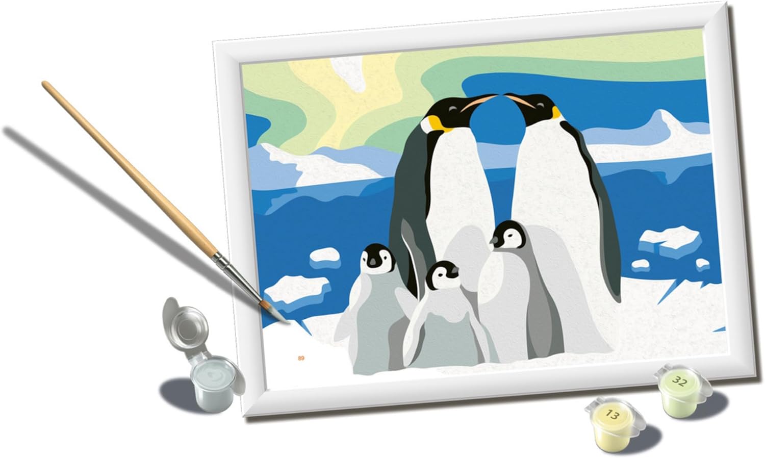 12023058 CreArt Serie D - La famiglia di pinguini - Ravensburger