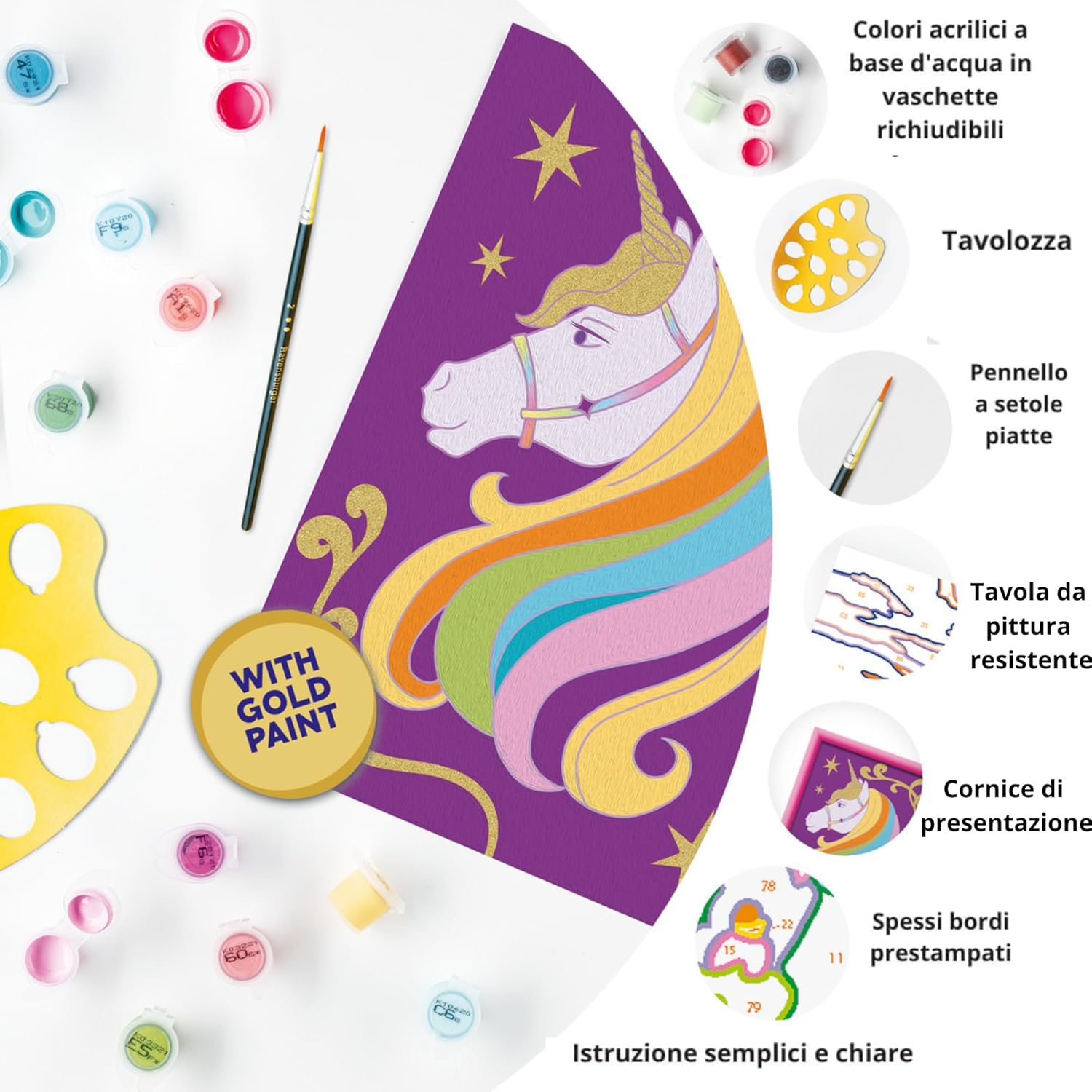 12023093 CreArt Serie E - Unicorno Stellato - Ravensburger