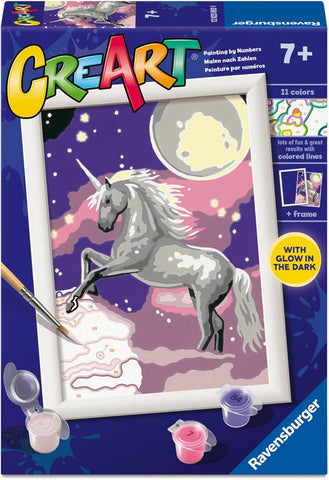 12023093  Ravensburger CreArt Serie E Wildstar unicorno   Kit pittura per numeri
