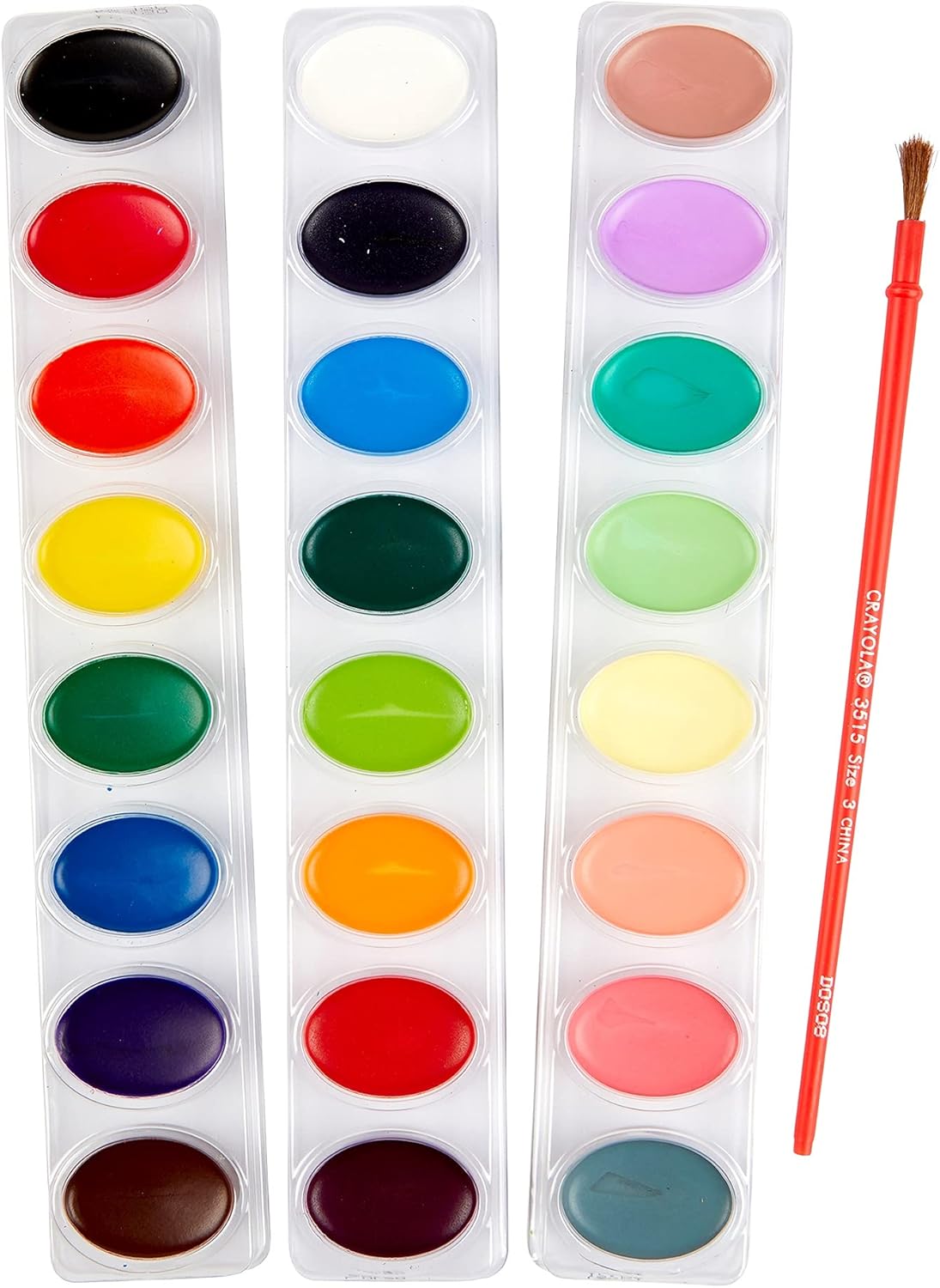 53-0524 CRAYOLA - I Lavabilissimi, Acquerelli Lavabili 24 colori