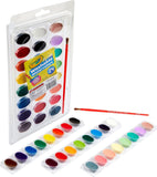 53-0524 CRAYOLA - I Lavabilissimi, Acquerelli Lavabili 24 colori