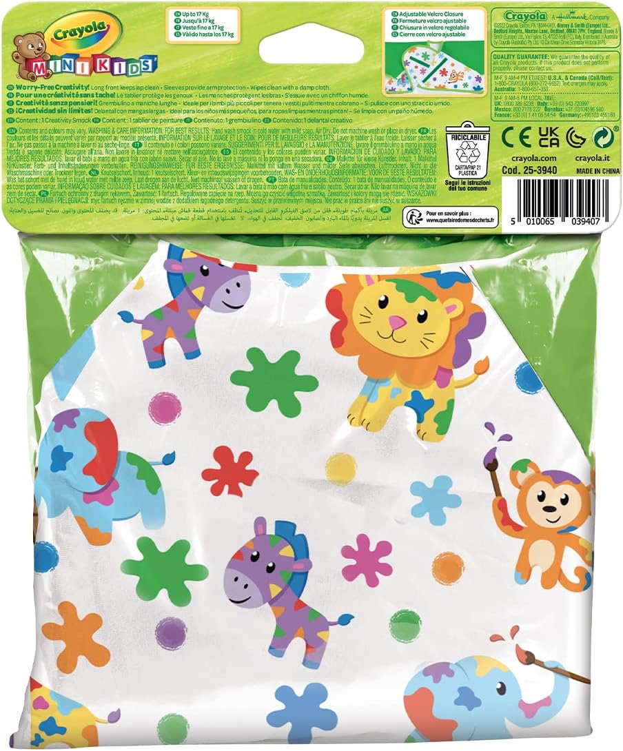 81-3940 CRAYOLA Mini Kids Grembiulino maniche lunghe