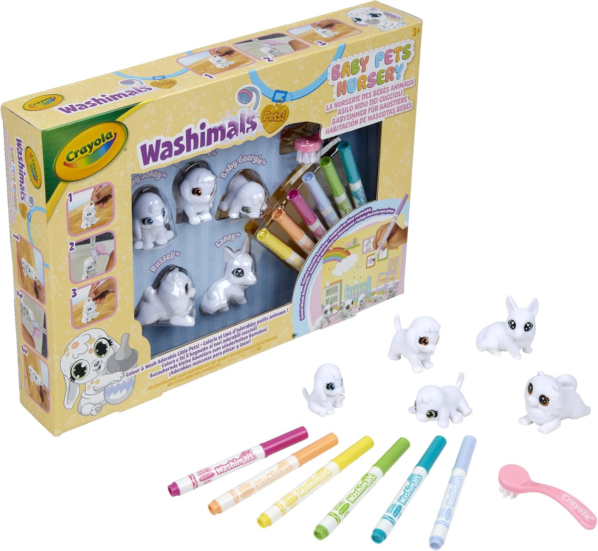 74-7516 - CRAYOLA Washimals Pets - Baby Pets Nursery