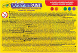 54-1204 CRAYOLA - Tempere Lavabili per Bambini, Confezione da 6 Barattolini
