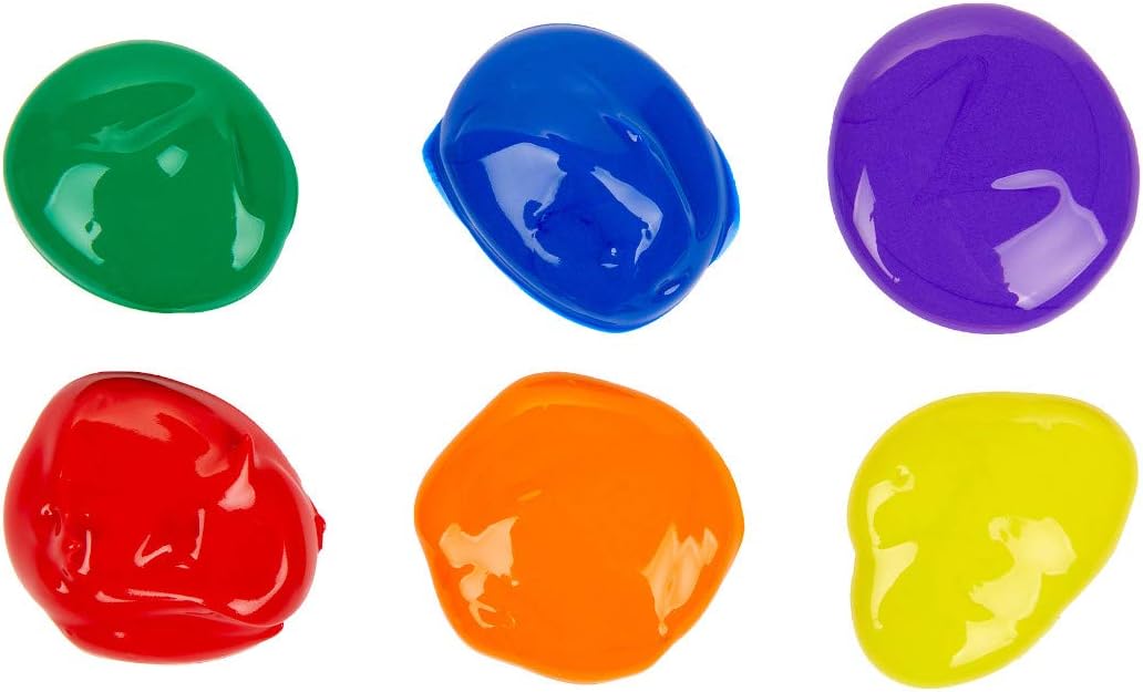 54-1204 CRAYOLA - Tempere Lavabili per Bambini, Confezione da 6 Barattolini