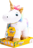 4026316 CRAYOLA Colour Me Plush, Peluche Colorabile con 3 Pennarelli