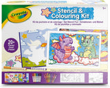 04-2952 CRAYOLA - Set di stencil divertente, 04-2952, multicolore