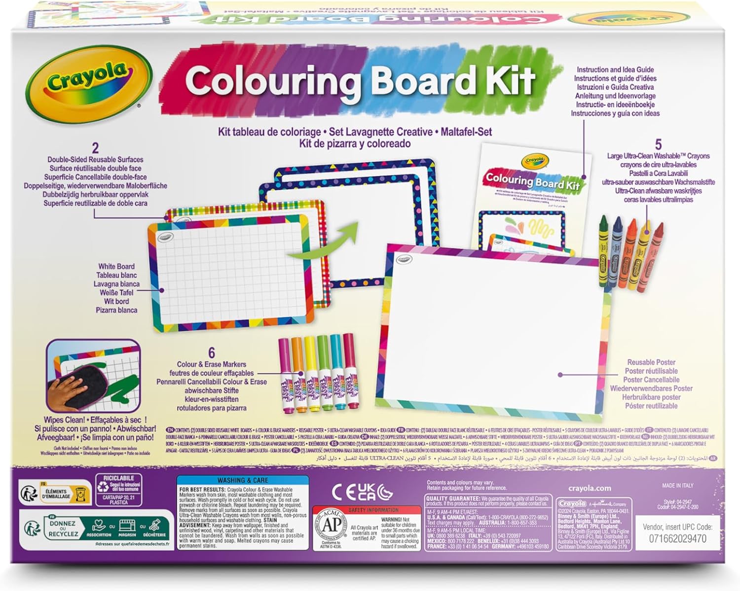04-2947 CRAYOLA - Set Lavagnette Bianche Creative