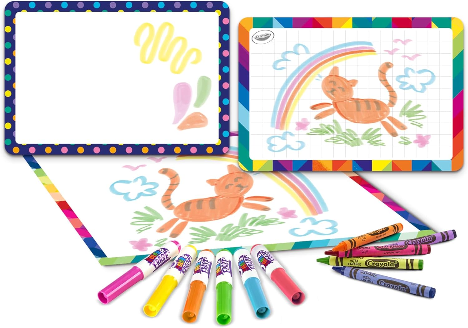 04-2947 CRAYOLA - Set Lavagnette Bianche Creative