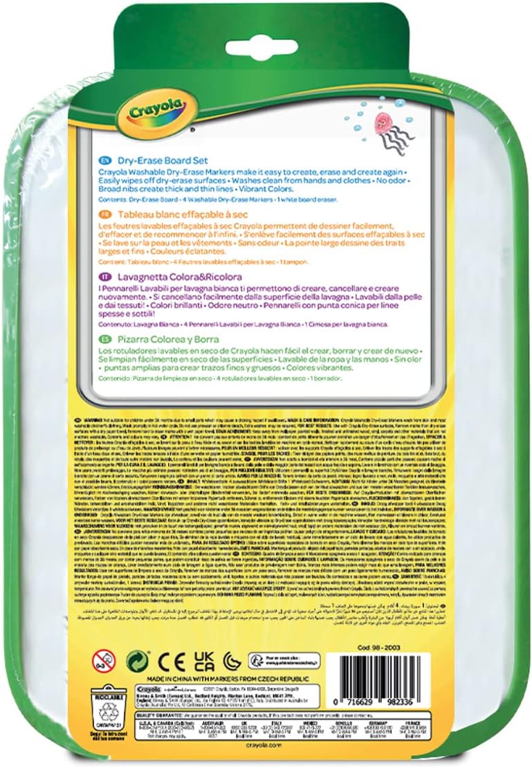 98-2003 CRAYOLA - Lavagnetta Colora & Ricolora con 4 Pennarelli Dry Erase