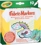58-8633 Crayola  Pennarelli per tessuti, 10 pezzi
