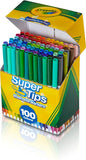 58-5100 CRAYOLA Super Tips - 100 Pennarelli per Adulti a Punta Media