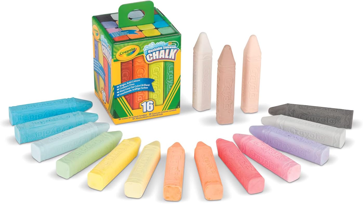 51-4008 CRAYOLA - Gessi per Esterno Lavabili