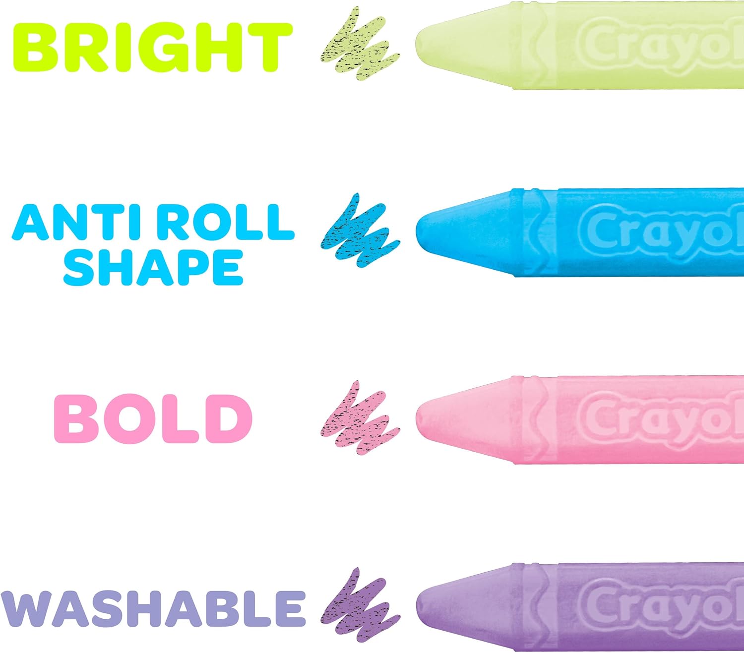 51-4008 CRAYOLA - Gessi per Esterno Lavabili