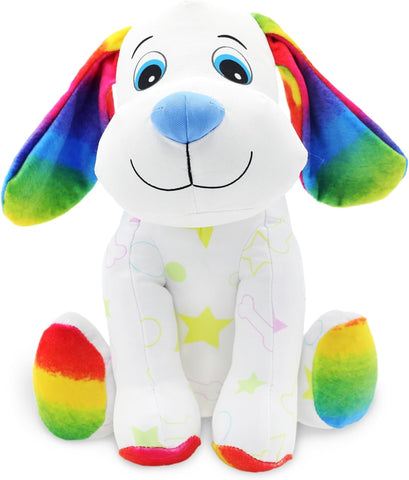 4026318 CRAYOLA Colour Me Plush, Peluche Colorabile con 3 Pennarelli