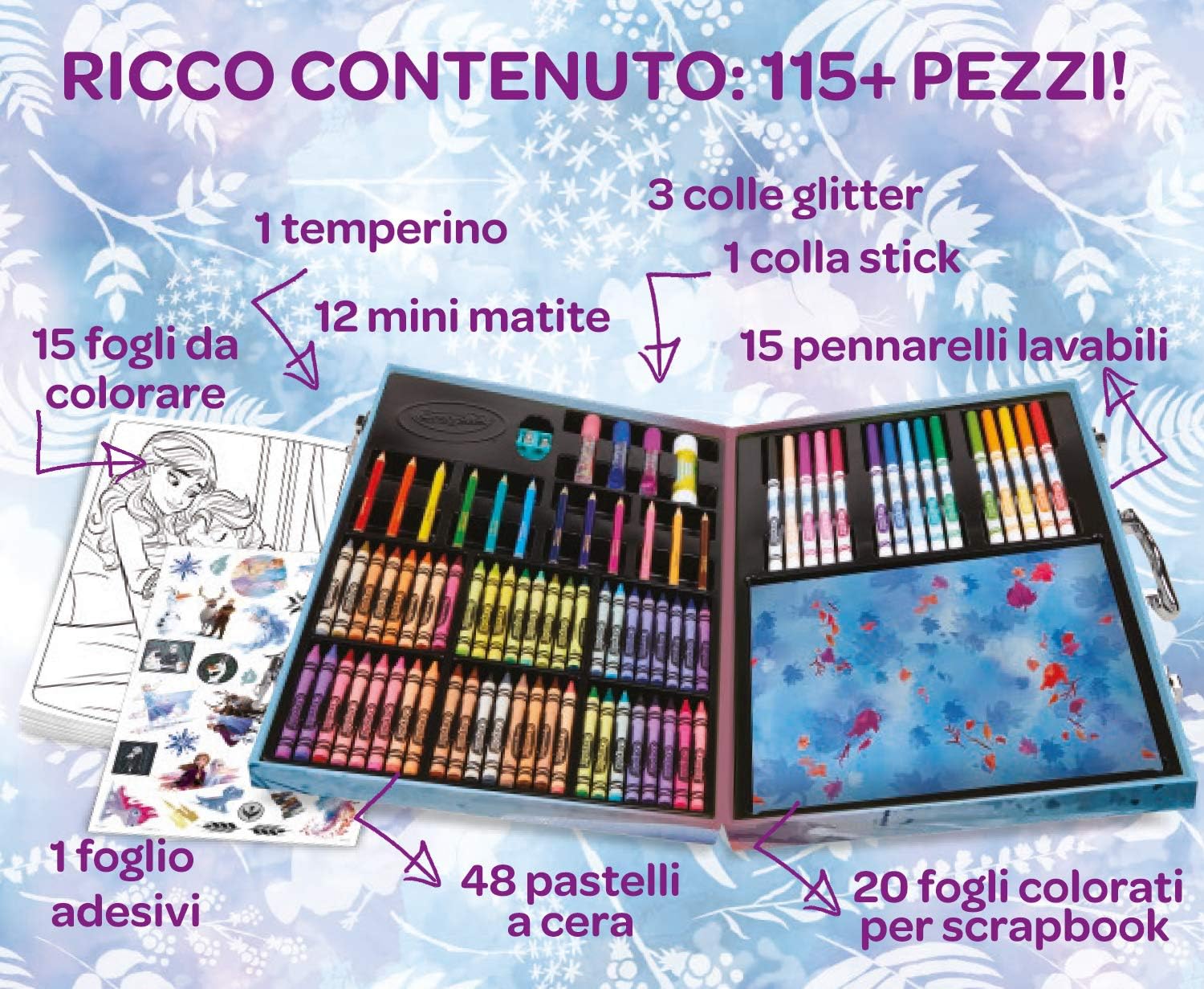 04-0635 Crayola - Valigetta dell artista disney frozen
