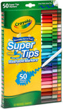CRAYOLA Super Tips - Pennarelli Lavabili a Punta Media,  50 Pezzi