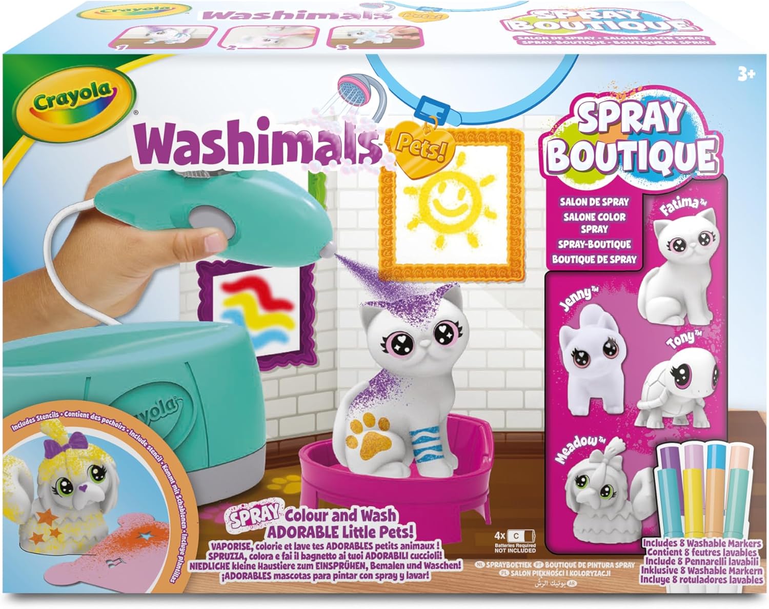 74-7517 CRAYOLA Wahimals Pets - Spray Boutique