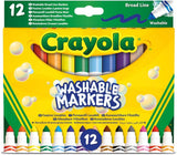 58-8340 CRAYOLA -12 Pennarelli Lavabili con Punta Maxi